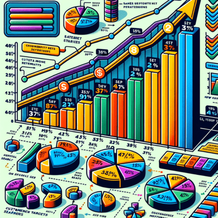 various charts representing potential metrics important for small business owner, symbolizing importance of visual data insights