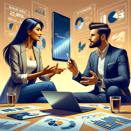 marketing campaign a symbolic representation of importance of marketing as a way to inform people about your value created by your business