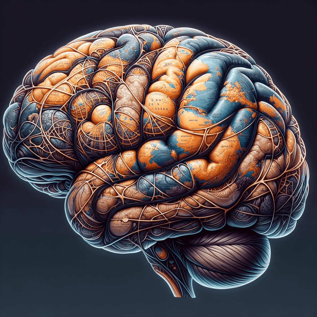 a brain with internal maps